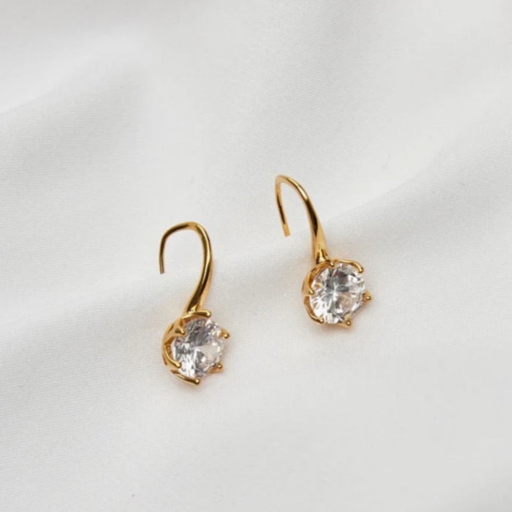 Amelie George Wedding Grace Crystal Drop Earrings